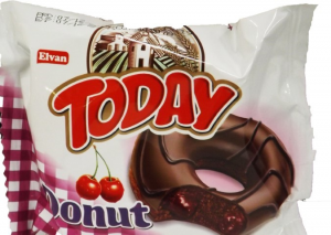 Пончик Elvan 50г Today Вишня