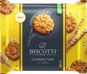 Печиво Біскотті 170г CookiesTime вівс пл