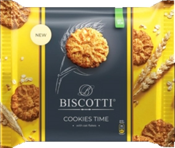 Печиво Біскотті 170г CookiesTime вівс пл