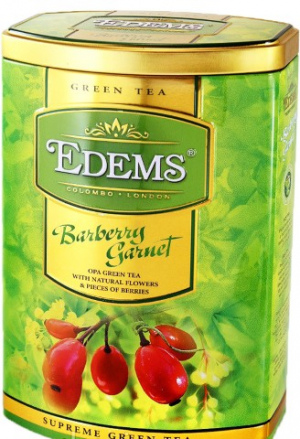 Чай Едемс 100г  чор з шмат Барбарис