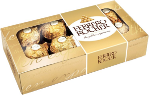 Цукерки Ferrero Rocher 100г Т8х8х1