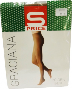 Колготи S-Price 20d  Graciana 4Беж
