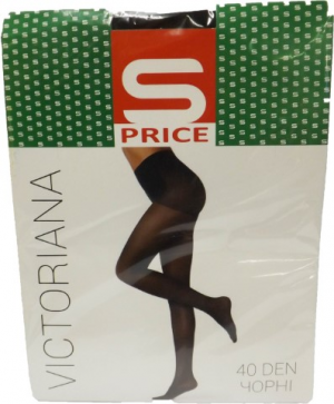 Колготи S-Price 40d  Victoriana 2чорні