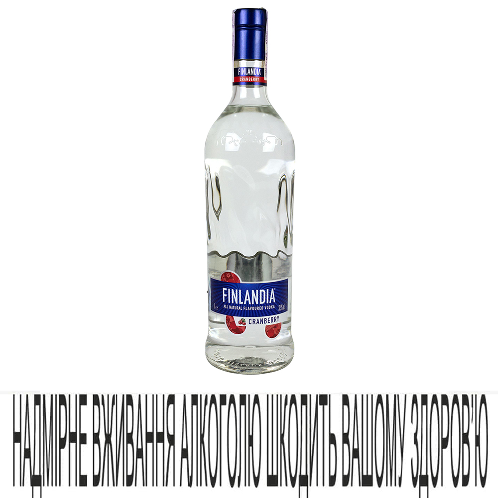 Напій алког Finlandia 1л Cranberry 37,5%