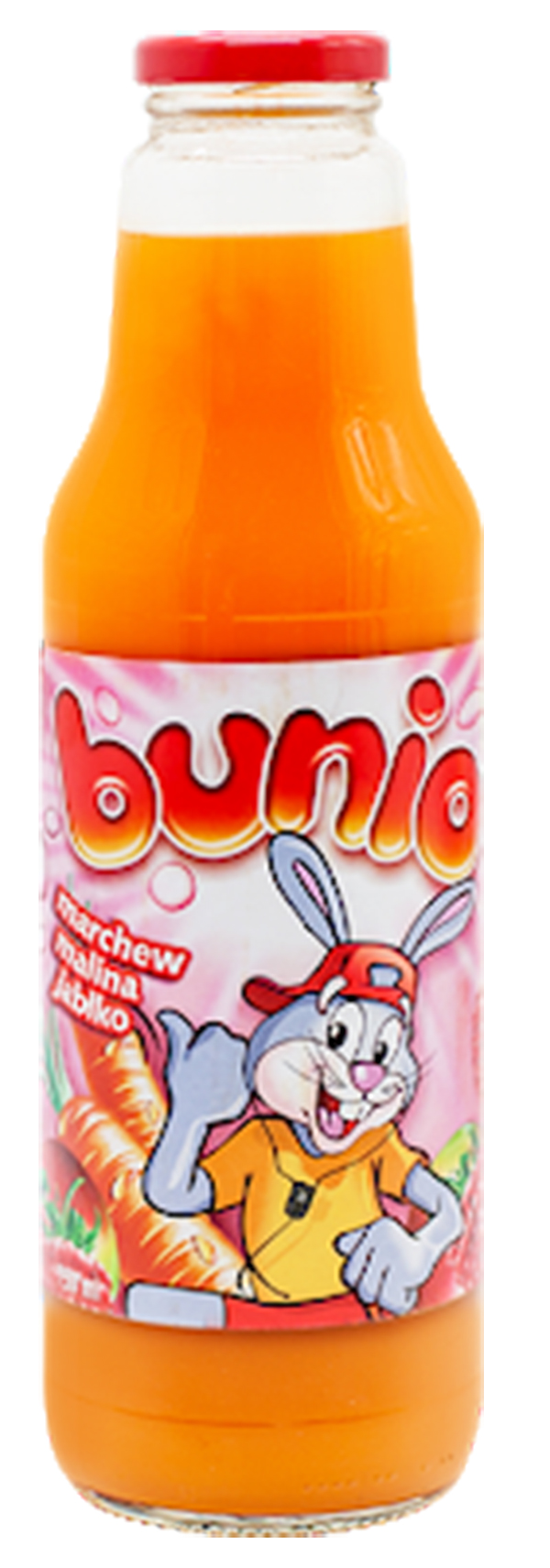 Сік Bunio 750мл Морква-Малина-Яблуко