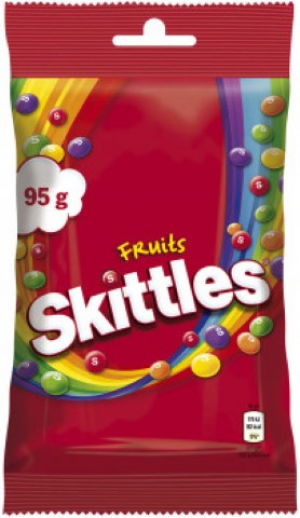 Драже Skittles 95г BAG Фрукти