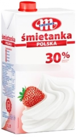 Вершки Mlekovita 30% 500г ультрапастериз