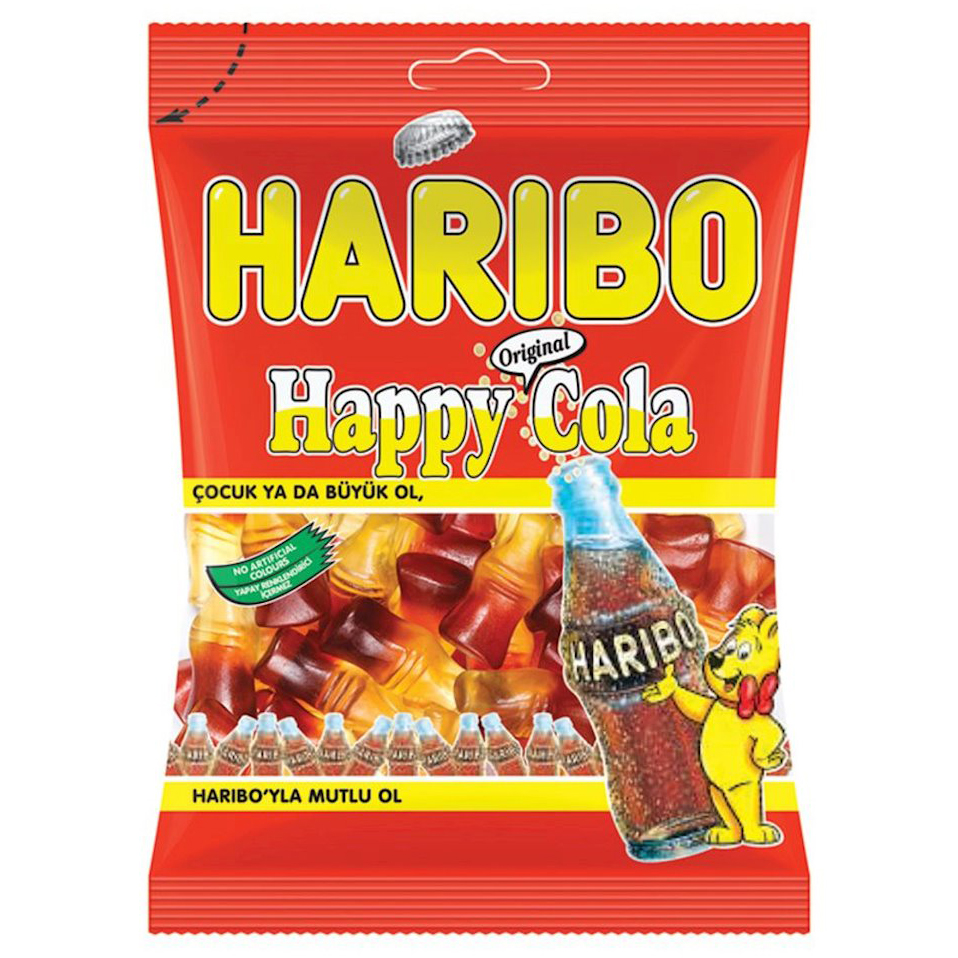 Цукерки Haribo 80г Happy-Cola