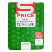 Масло S-Price 200г 73% Селянське фас