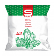 Сіль S-Price 1000г камяна харчова йодов
