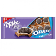 Шоколад Milka 92г молоч кр печ ореоВаніл