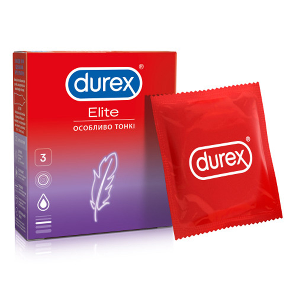 Презервативи Durex 3шт Еліт