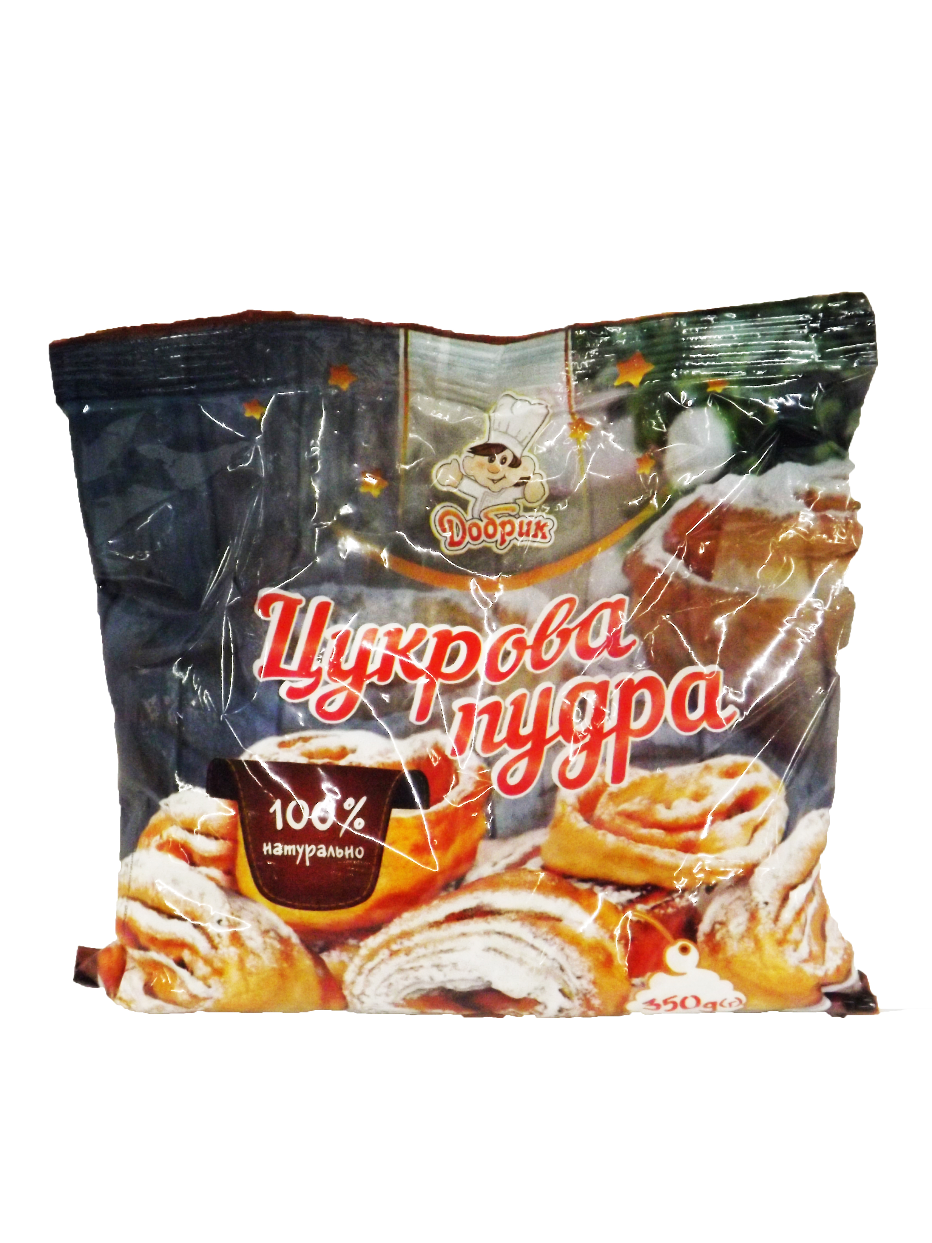 Пудра Добрик 350г цукрова