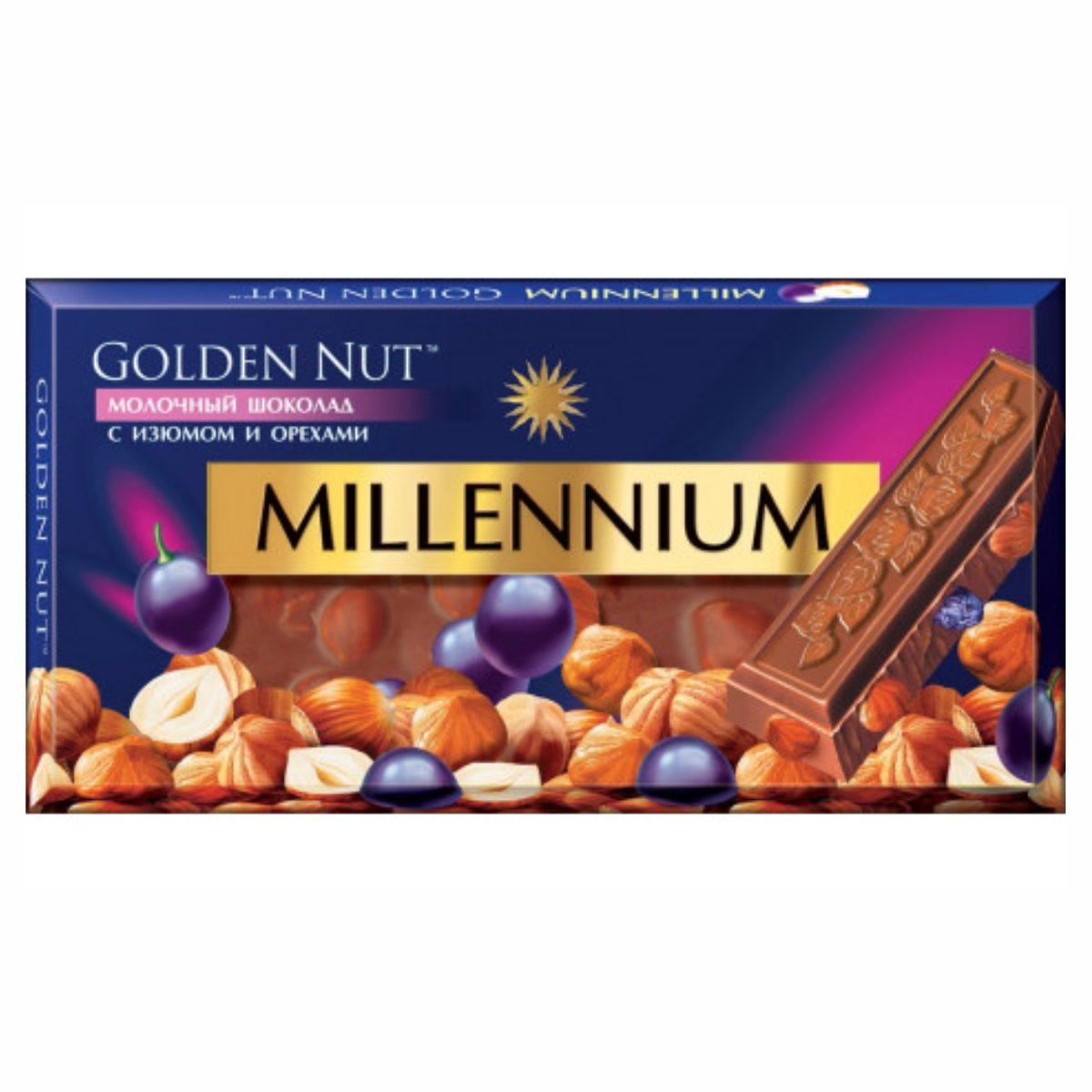 Шоколад Millennium 100г Голд Мол гор род