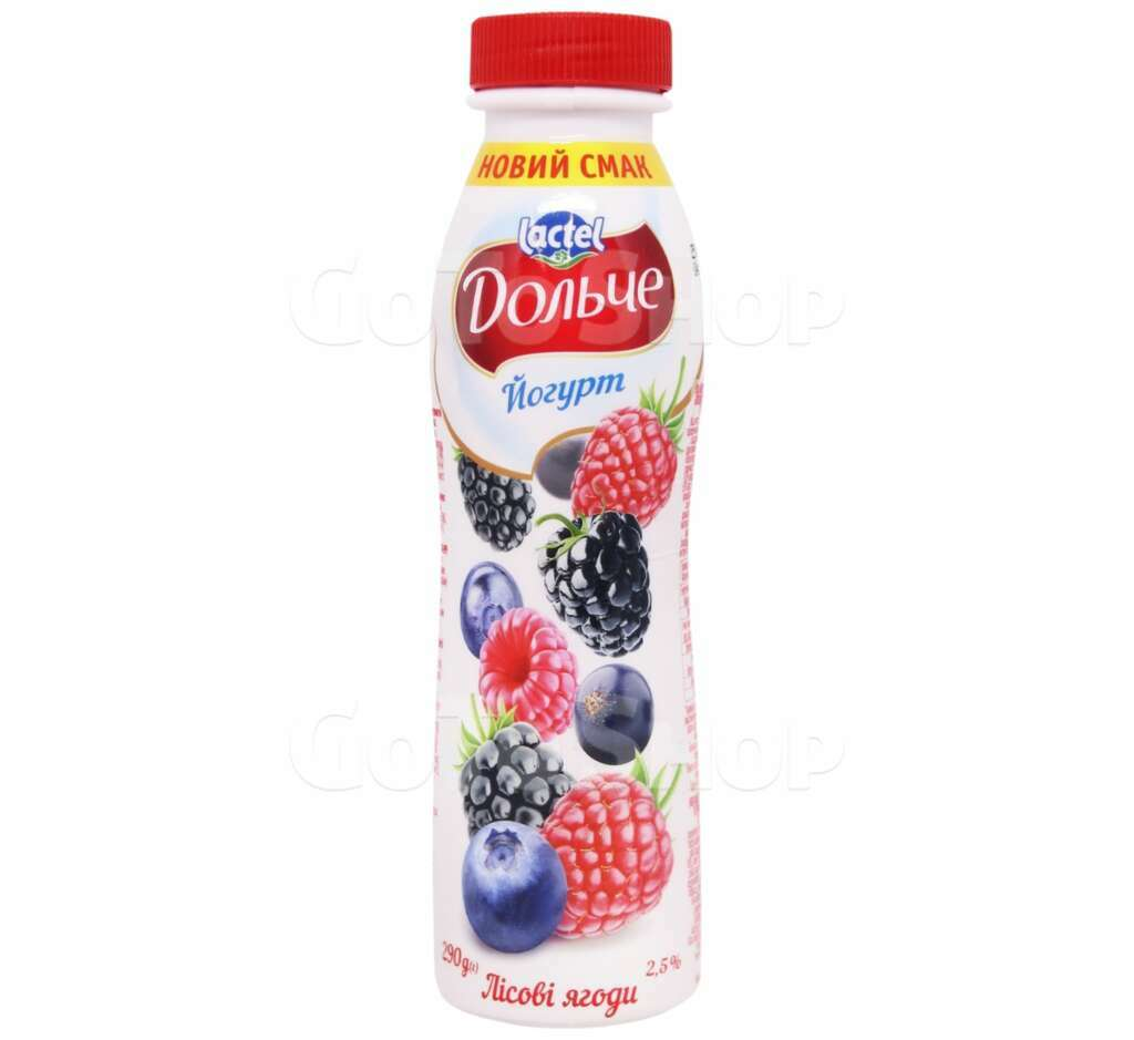 Йогурт Дольче 2,5% 290г Лісові ягоди пл