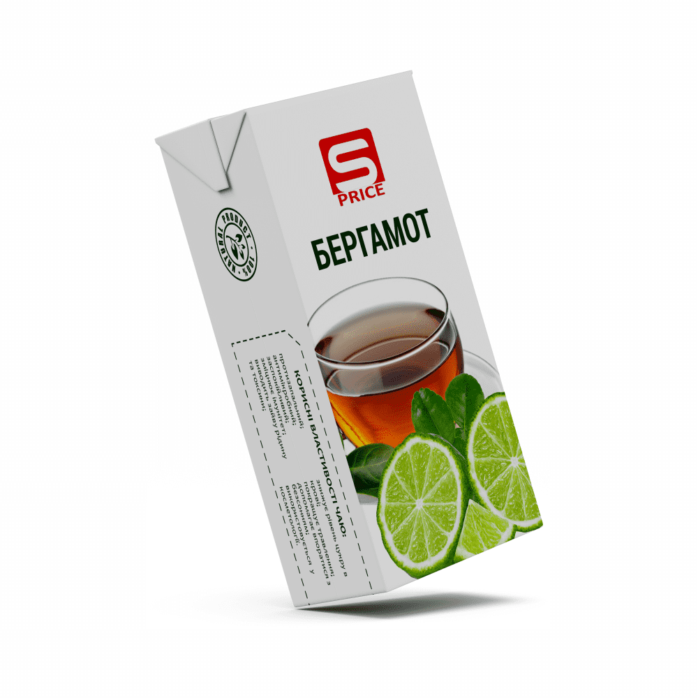 Чай S-Price чорн 20шт*1,3г Бергамот