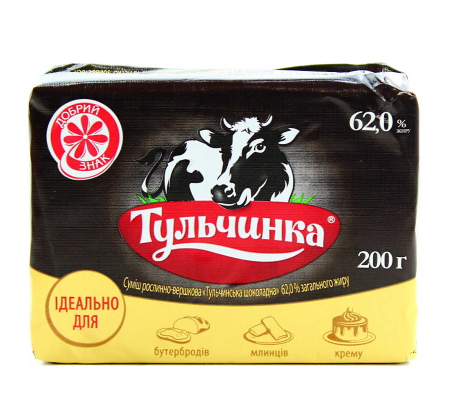 Суміш Тульчинка 62% 180г Шоколадна