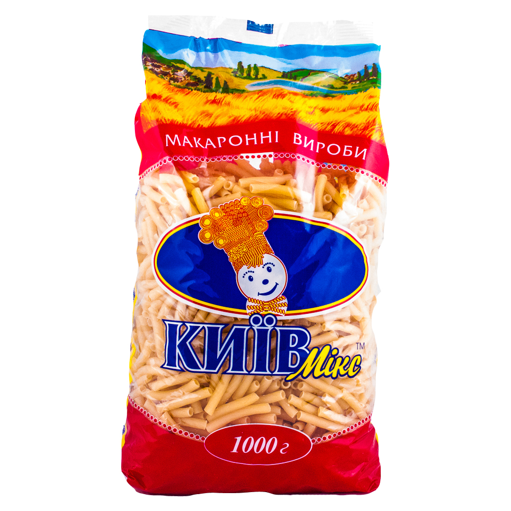Макарони Київ Мікс 1кг Трубочка