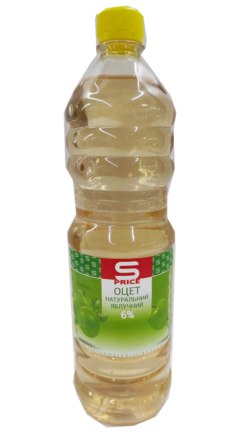 Оцет S-Price 1л 6% Яблучний натуральний