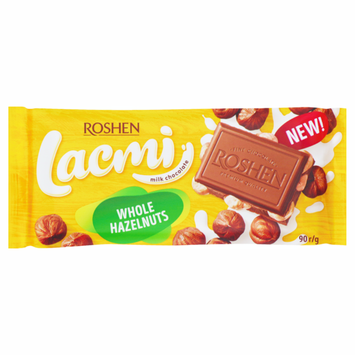 Шоколад ROSHEN 90г Lacmi мол ціл ліс гор