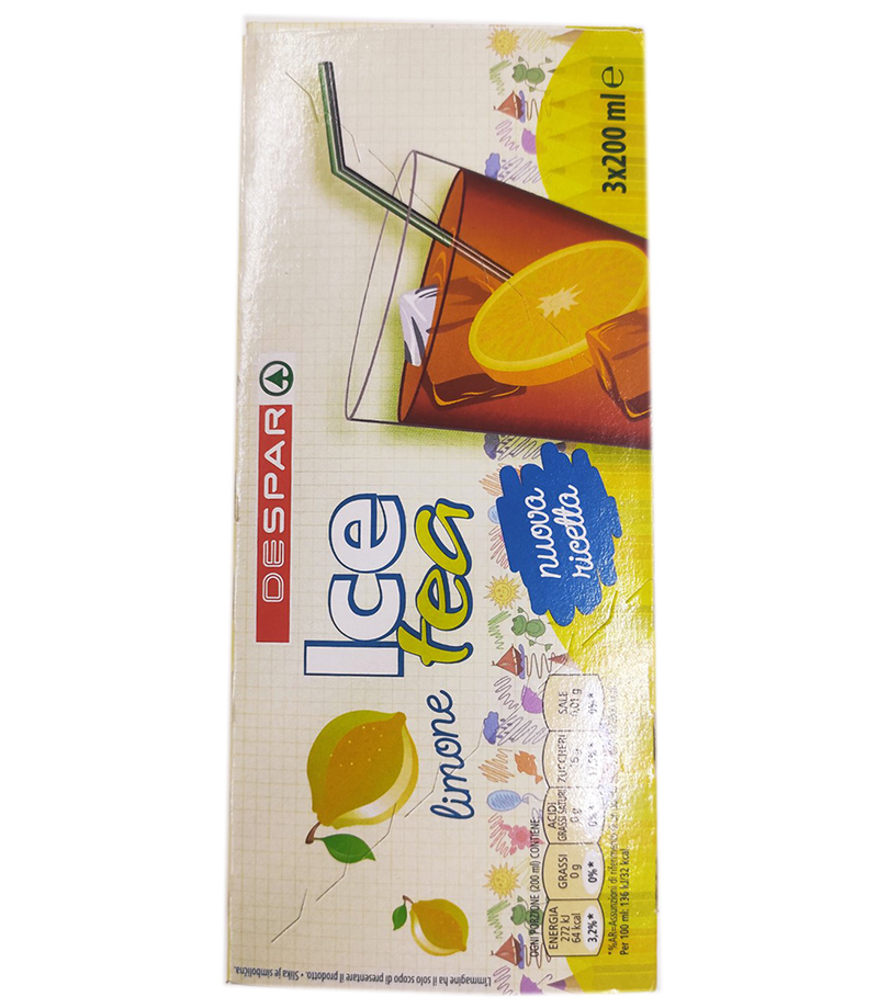 Чай холодний DESPAR 3*200мл З лимоном