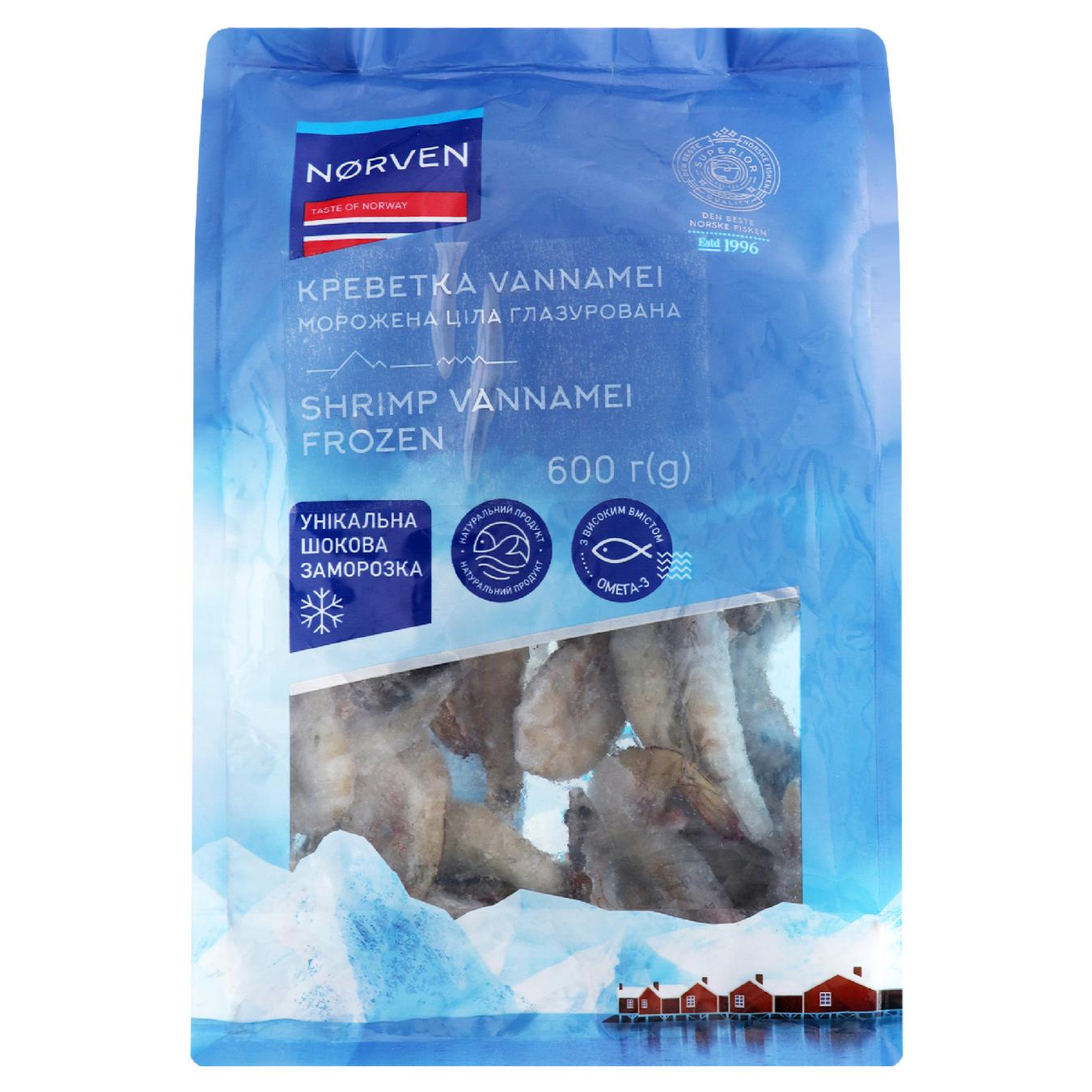 Морепрод Norven в/м 600г Креветки Vannam