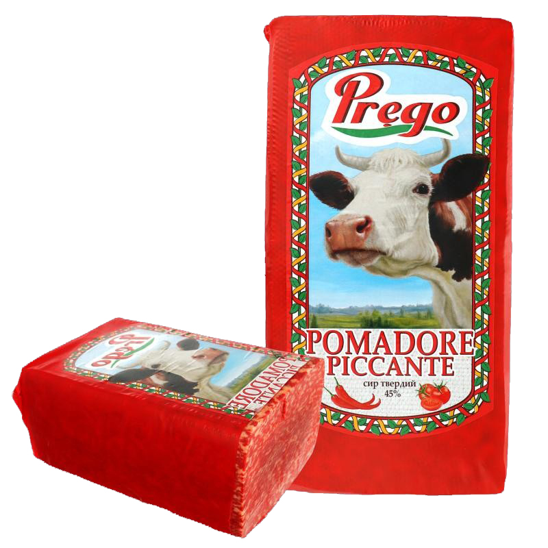 Сир Prego 45% Pomadore piccante