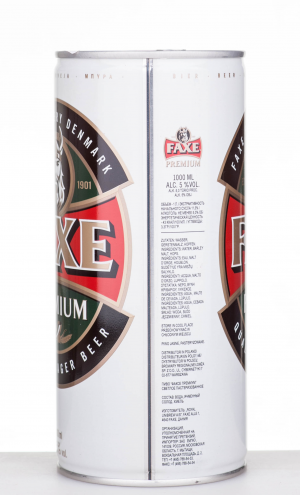 Пиво Faxe 1л Преміум 5% ж/б