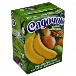Напій соковий Садочок 0,2л Мультифрукт
