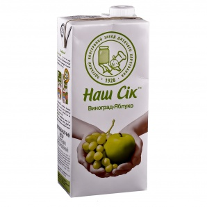 Нектар НашСік slim 0,95л Виноградно-ябл