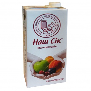 Сік НашСік slim 0,95л Мультивітамінний
