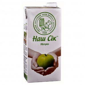 Сік НашСік slim 0,95л Яблучний