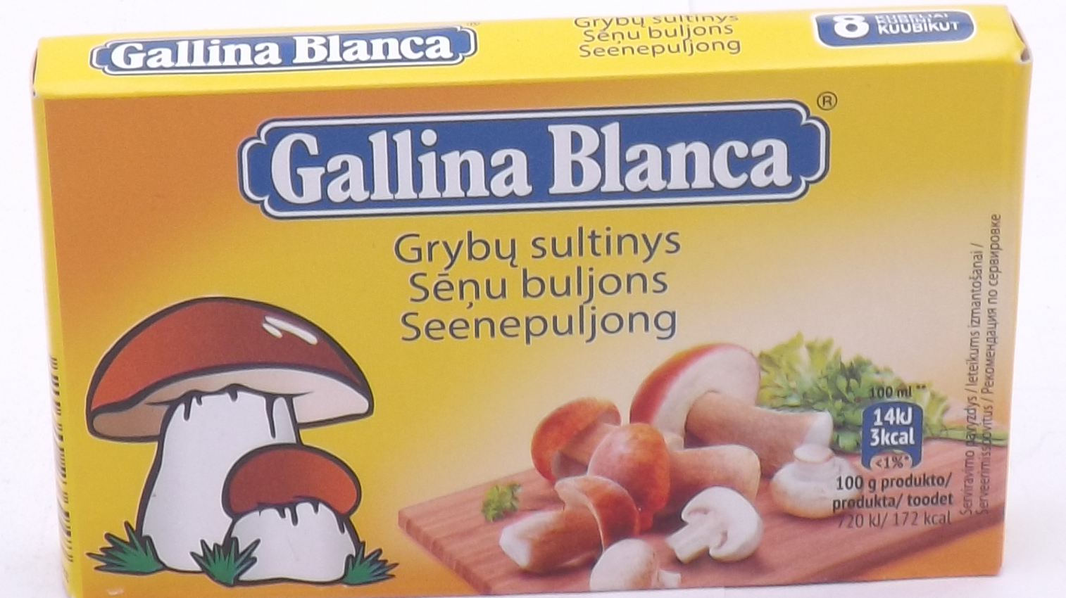 Бульйон GallinaBlanca 80г грибний